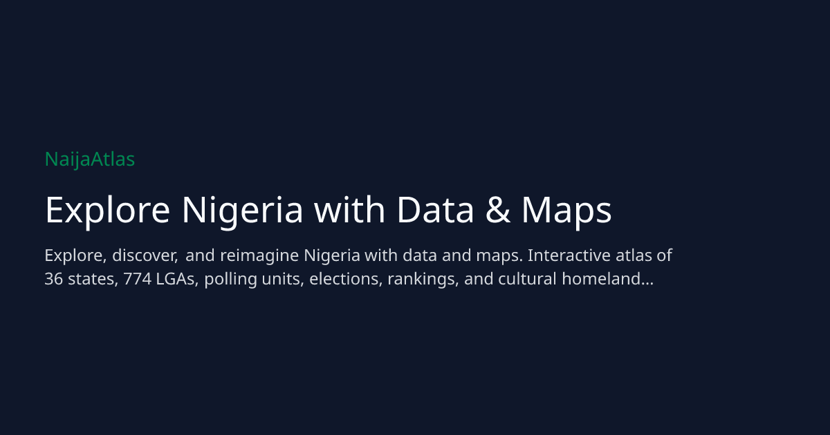 NaijaAtlas · NaijaAtlas